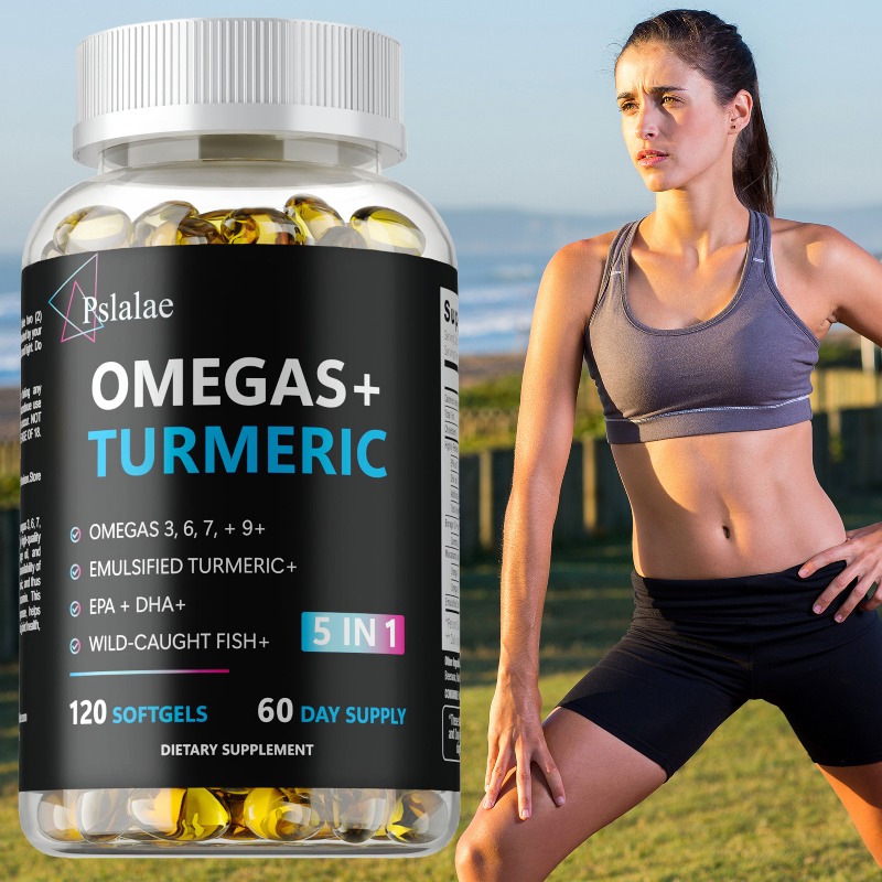 Capsules Omegas+ au curcuma -  - Turmeric Curcumin Capsule avis et prix