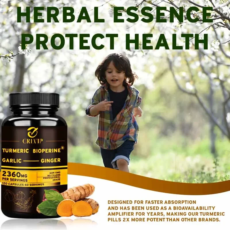 Supplément curcuma gingembre 4 - Turmeric Curcumin Capsule avis et prix