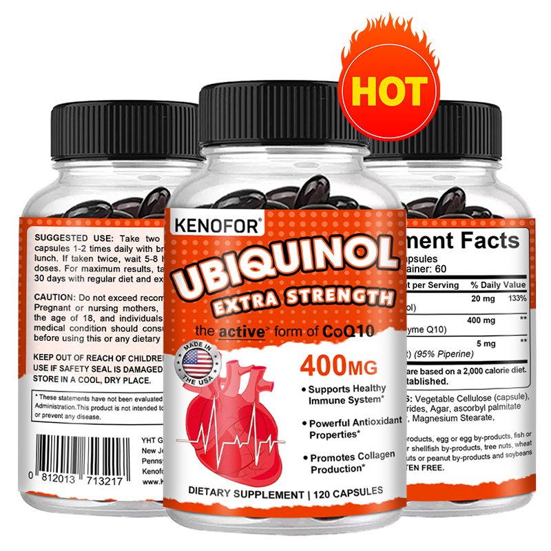Ubiquinol CoQ10 400 mg de gélu - Coq10 Ubiquinol Softgel avis et prix