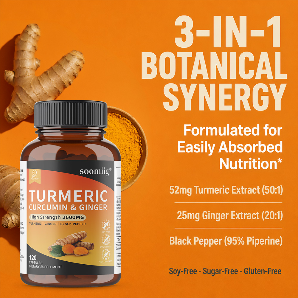 Capsules de curcuma avec ginge - Turmeric Curcumin Capsule avis et prix